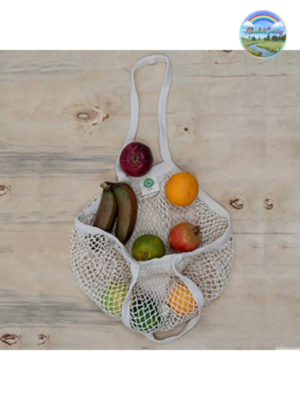 Reusable Organic Cotton Mesh Produce & Onion Storage Bags, Eco-Friendly
